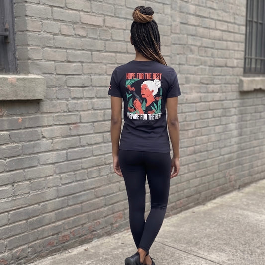 Hope for the best. Prepare for the rest. — Women's Tee