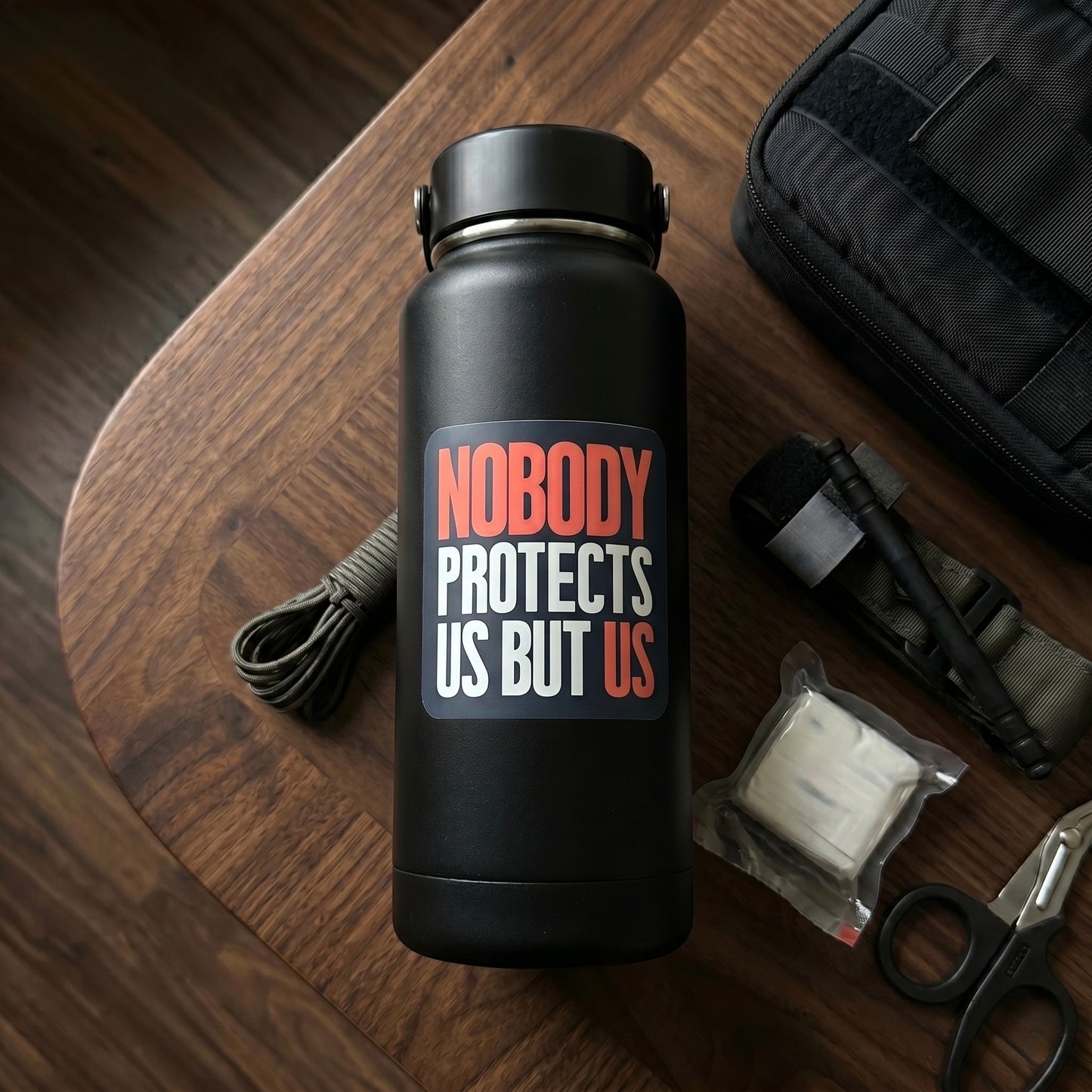 Nobody Protects Us But Us Sticker